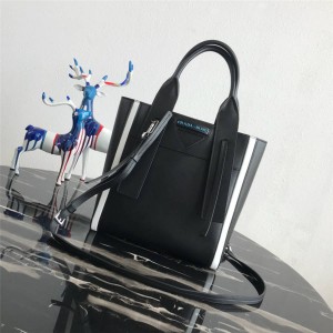 Prada/普拉达美国官网代购女包新款Ouverture 小号手袋托特包1BG234