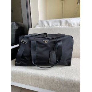 PRADA普拉达香港官网正品代购新款男包男士尼龙行李包旅行袋
